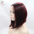 High Temperature Short Bob Cut Lace Front Synthetic Wigs for Women